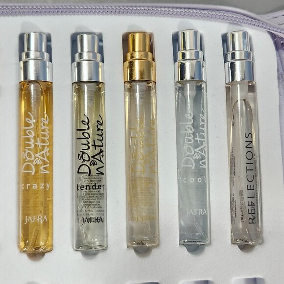 Jafra Mini 7ml Perfume 60 Bottle Storage Organizer Purple Travel Shoulder Bag - Picture 16 of 16